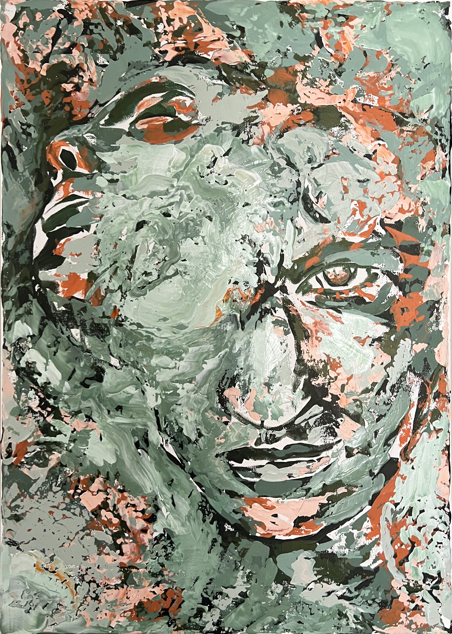 Nasim Yazdani, The Essence 2411, 2024, Acrylic on canvas, 42 x 59.4 cm