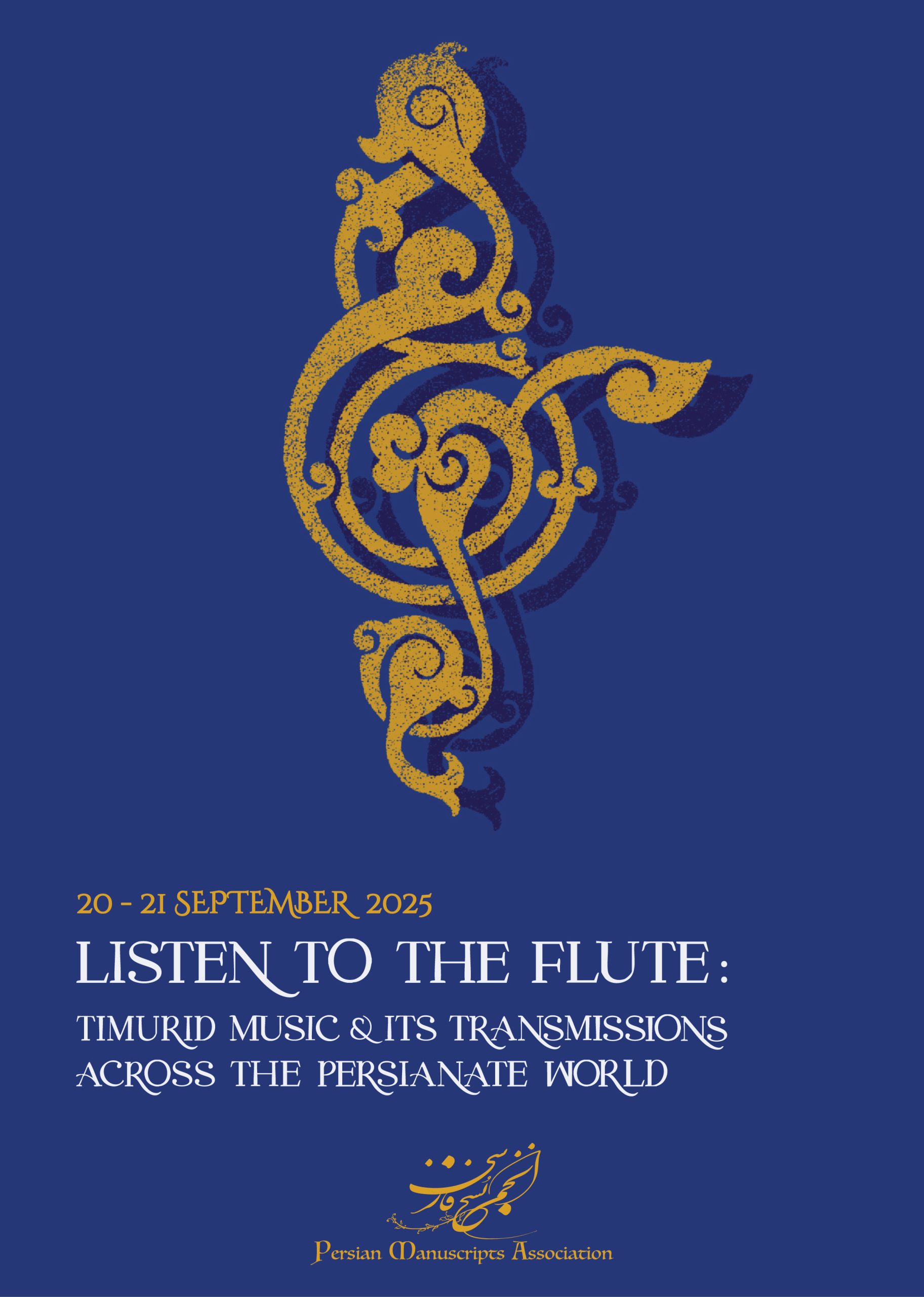 Listen to the Flute, PMA Conference, September 2025, Flyer