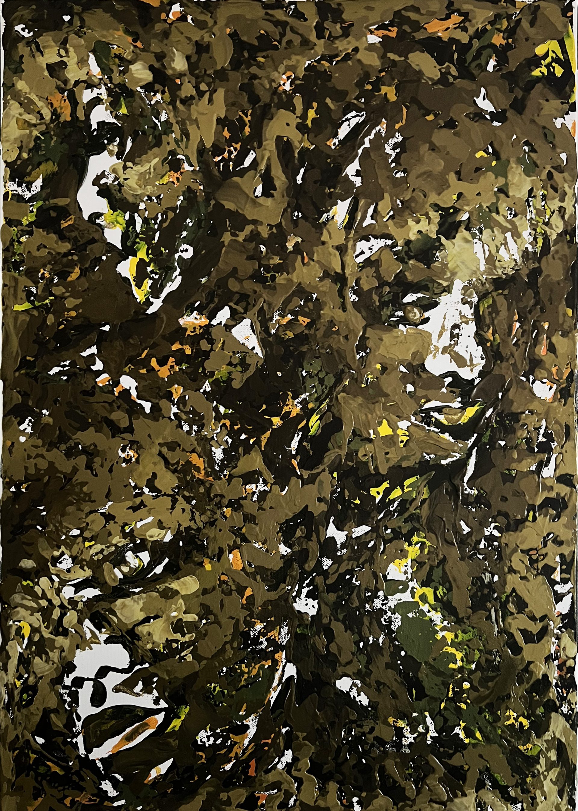 Nasim Yazdani, The Essence, Shadows, 2405, 2025, Acrylic on canvas, 42 x 59.4 cm