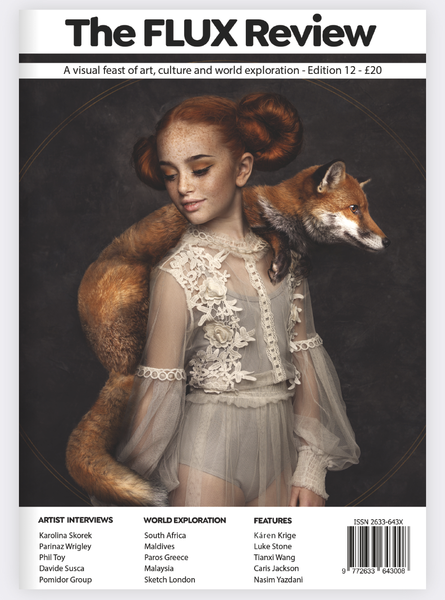 Nasim Yazdani Featured in The FLUX Review, Edition 12, Cover
