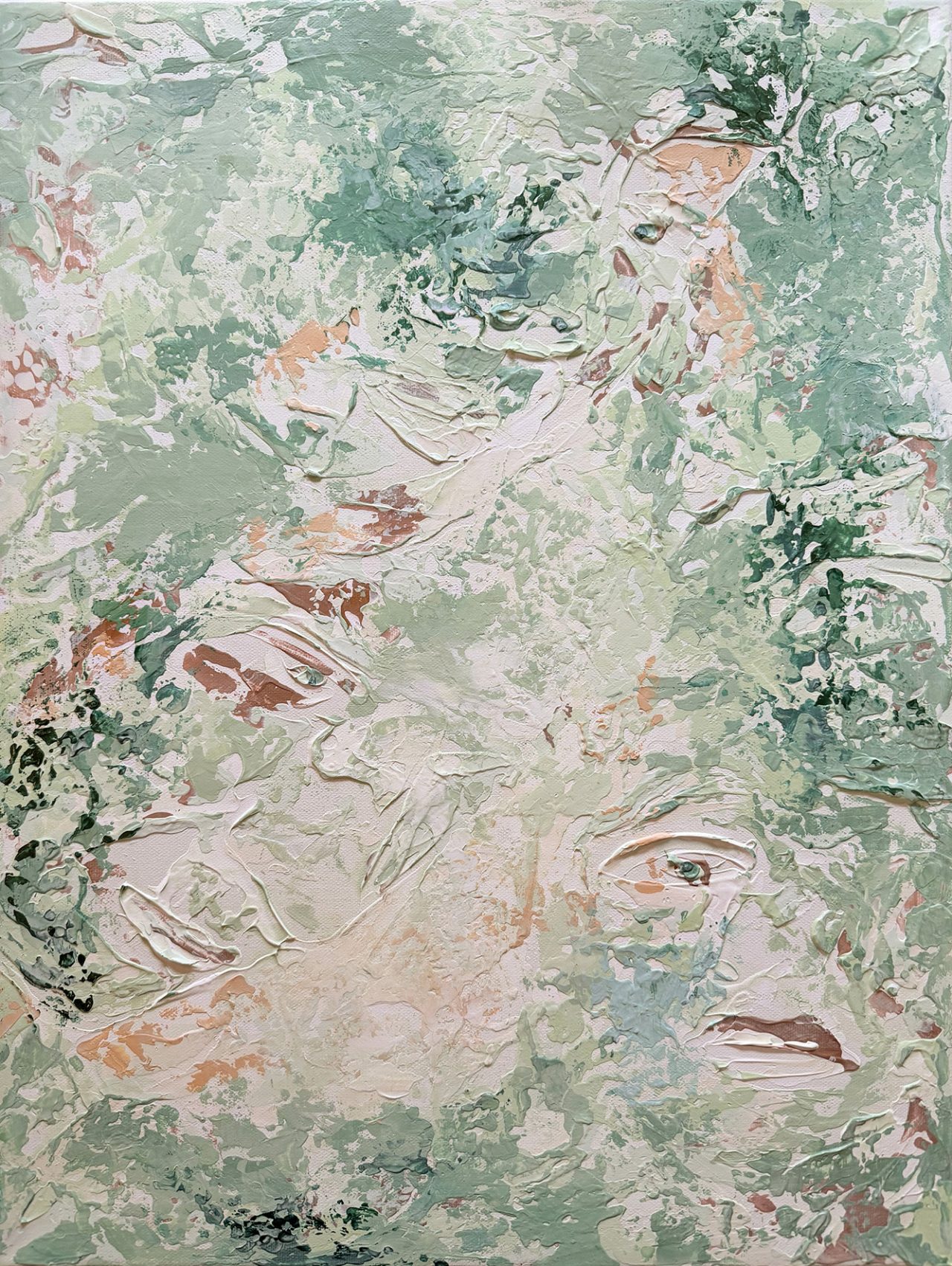 Nasim Yazdani, The Essence: Light, 2406, 2026, Acrylic on canvas, 42 x 59.4 cm