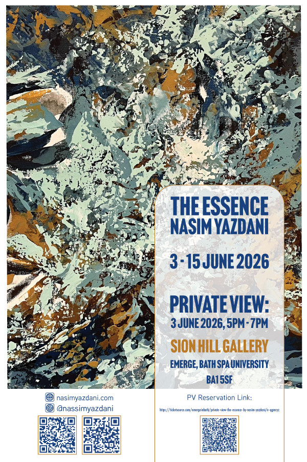 The Essence, Solo Exhibition, Nasim Yazdani, Sion Hill Gallery, Bath, Spring 2026